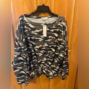 C + D + M Camo Top